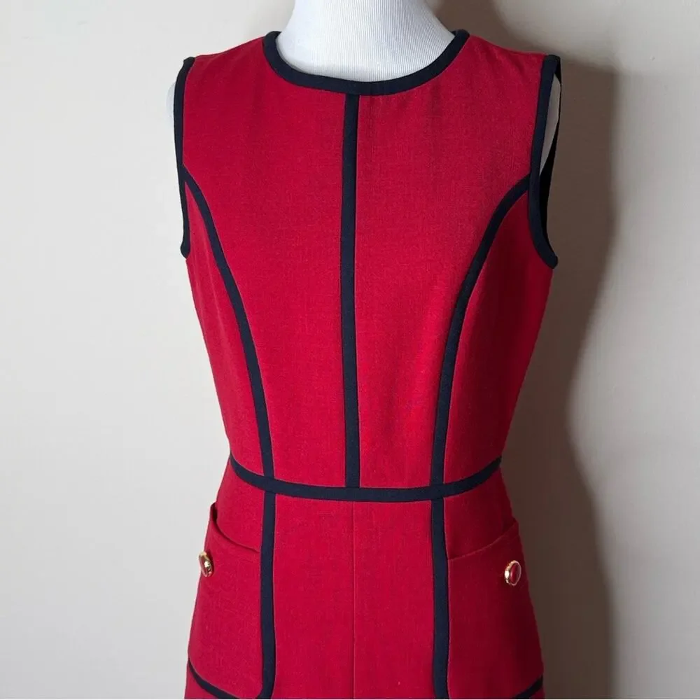 Tory Burch red navy